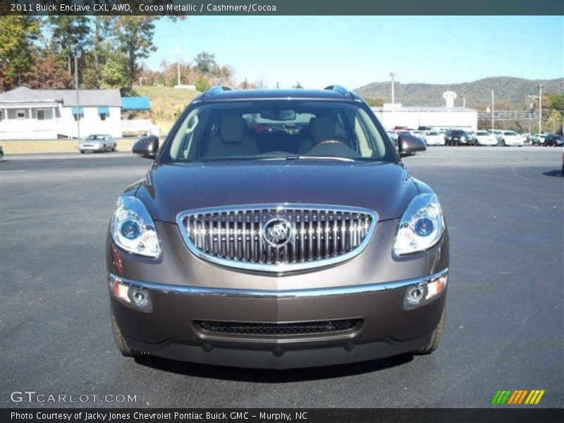 Cocoa Metallic / Cashmere/Cocoa 2011 Buick Enclave CXL AWD