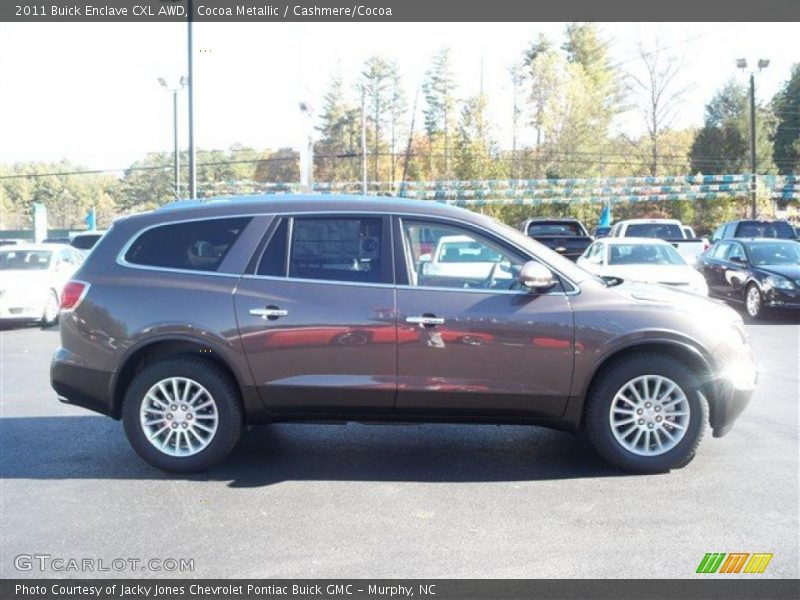 Cocoa Metallic / Cashmere/Cocoa 2011 Buick Enclave CXL AWD