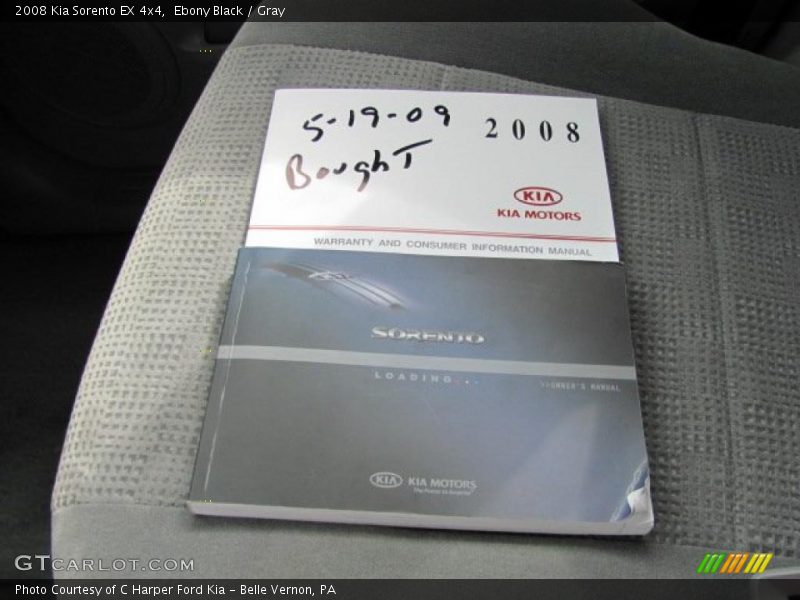 Ebony Black / Gray 2008 Kia Sorento EX 4x4