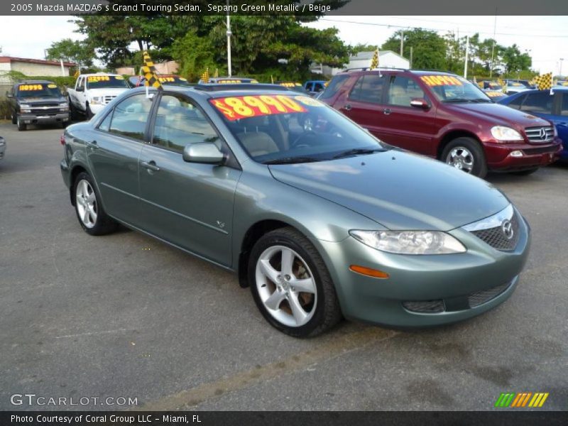 Sepang Green Metallic / Beige 2005 Mazda MAZDA6 s Grand Touring Sedan