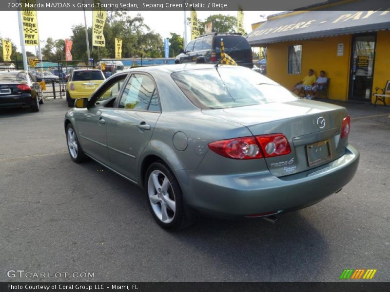 Sepang Green Metallic / Beige 2005 Mazda MAZDA6 s Grand Touring Sedan