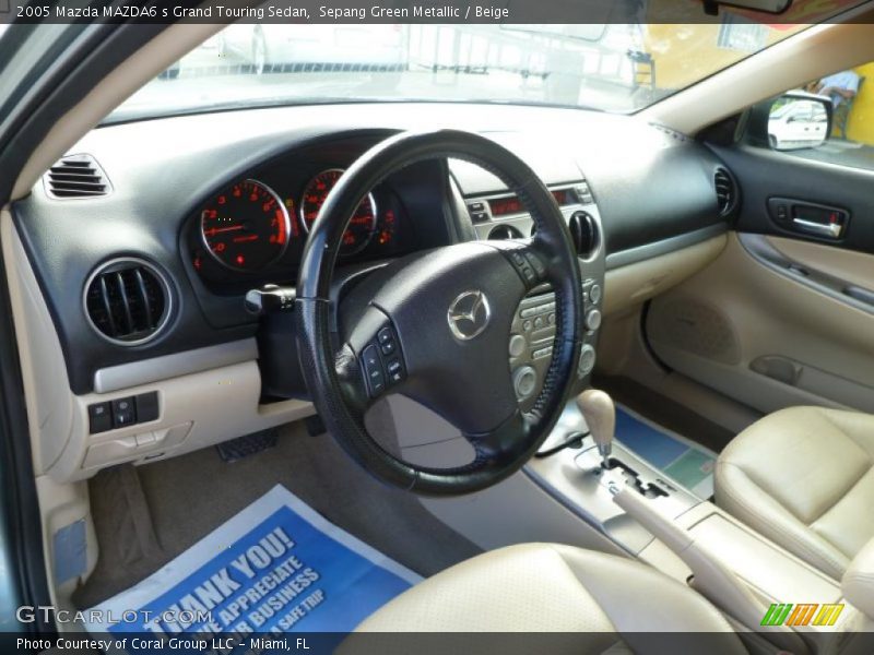 Beige Interior - 2005 MAZDA6 s Grand Touring Sedan 