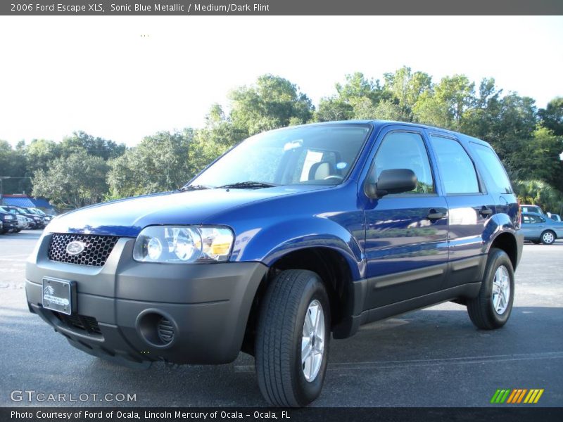 Sonic Blue Metallic / Medium/Dark Flint 2006 Ford Escape XLS