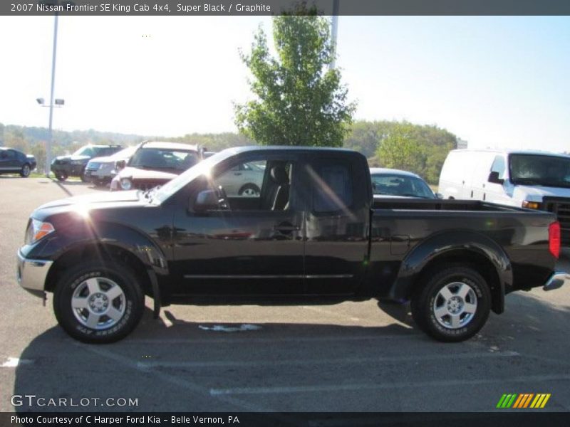 Super Black / Graphite 2007 Nissan Frontier SE King Cab 4x4