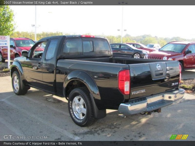 Super Black / Graphite 2007 Nissan Frontier SE King Cab 4x4