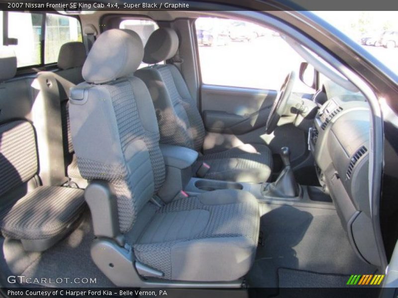  2007 Frontier SE King Cab 4x4 Graphite Interior