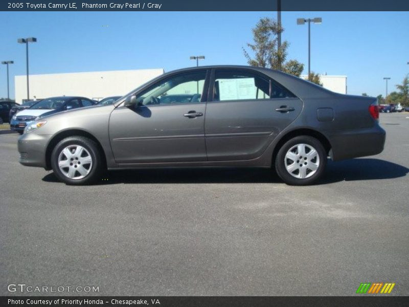 Phantom Gray Pearl / Gray 2005 Toyota Camry LE