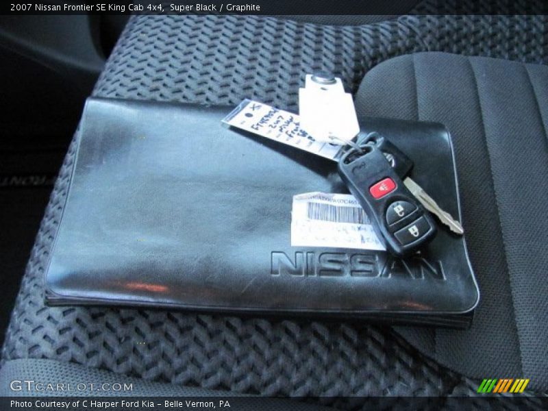 Super Black / Graphite 2007 Nissan Frontier SE King Cab 4x4