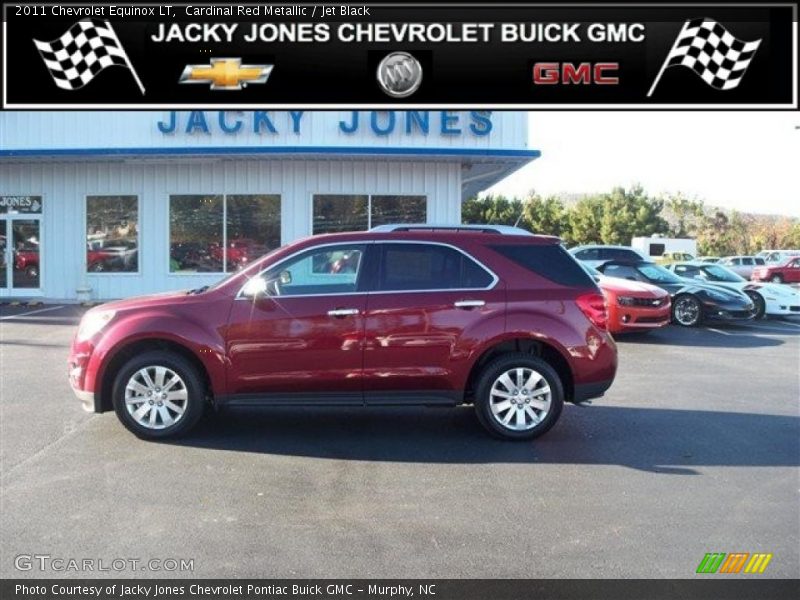 Cardinal Red Metallic / Jet Black 2011 Chevrolet Equinox LT