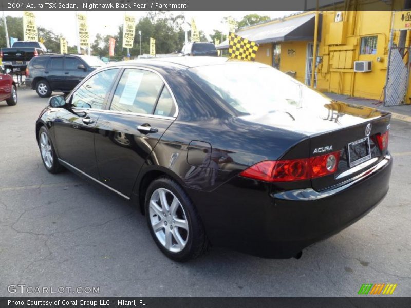Nighthawk Black Pearl / Parchment 2004 Acura TSX Sedan