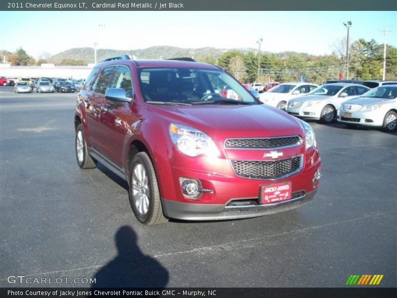 Cardinal Red Metallic / Jet Black 2011 Chevrolet Equinox LT