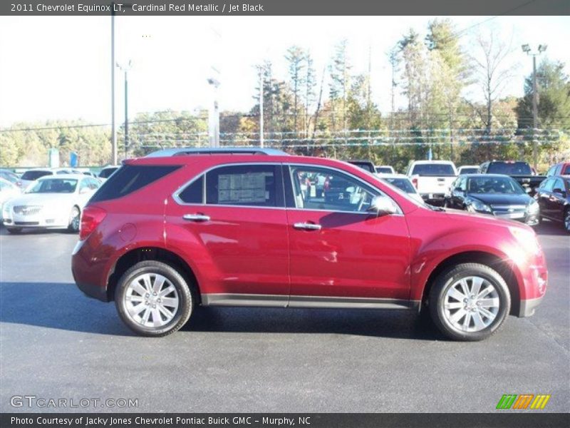 Cardinal Red Metallic / Jet Black 2011 Chevrolet Equinox LT