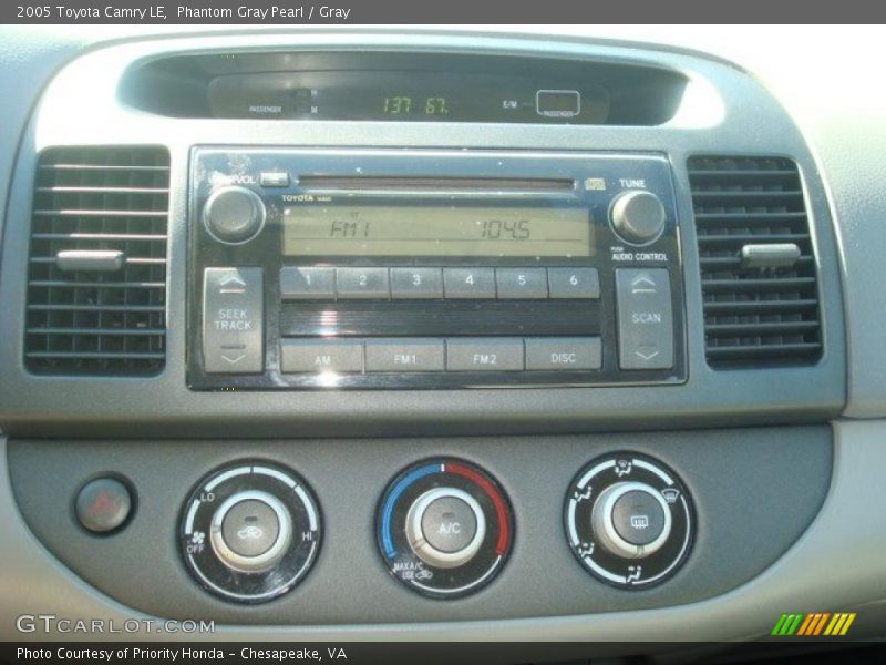 Phantom Gray Pearl / Gray 2005 Toyota Camry LE