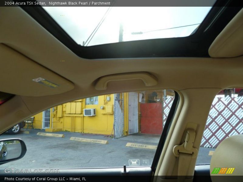 Sunroof of 2004 TSX Sedan