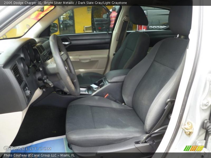 Bright Silver Metallic / Dark Slate Gray/Light Graystone 2006 Dodge Charger SE
