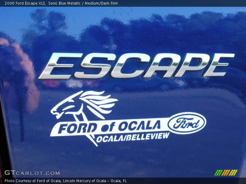Sonic Blue Metallic / Medium/Dark Flint 2006 Ford Escape XLS