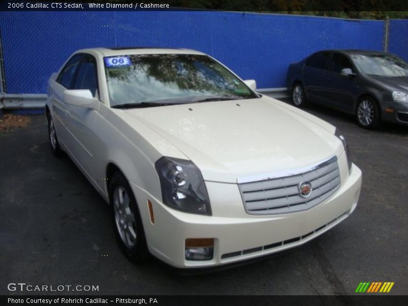 White Diamond / Cashmere 2006 Cadillac CTS Sedan