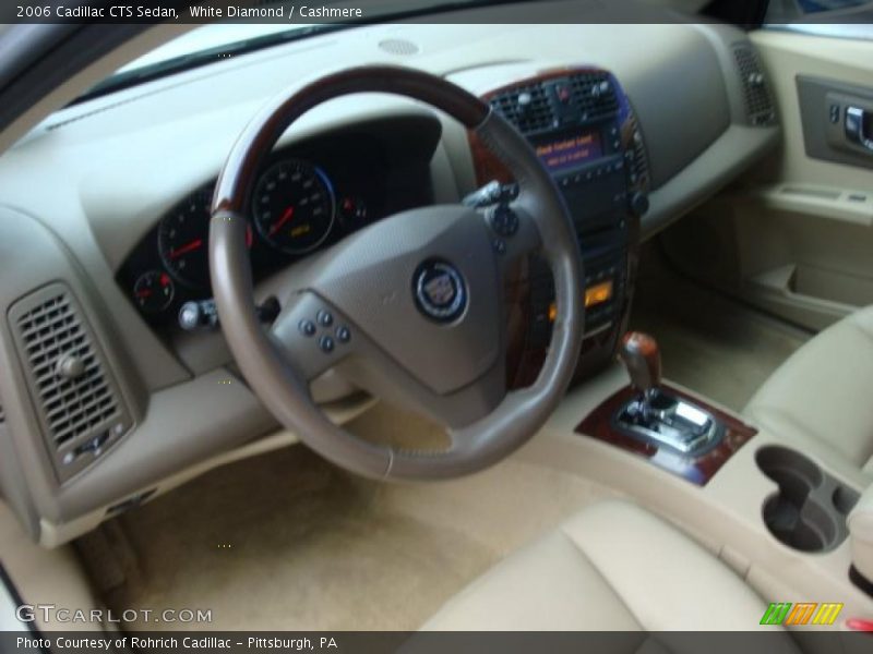 White Diamond / Cashmere 2006 Cadillac CTS Sedan