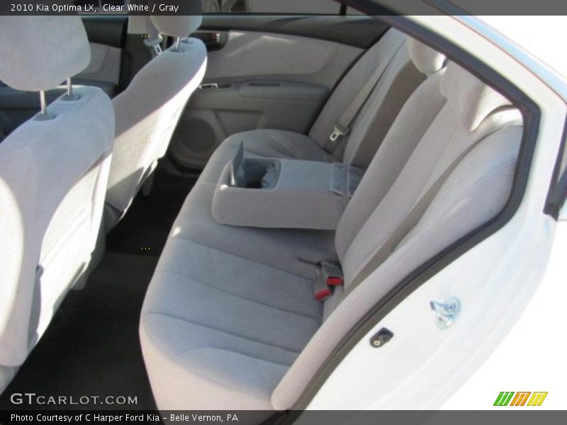 Clear White / Gray 2010 Kia Optima LX