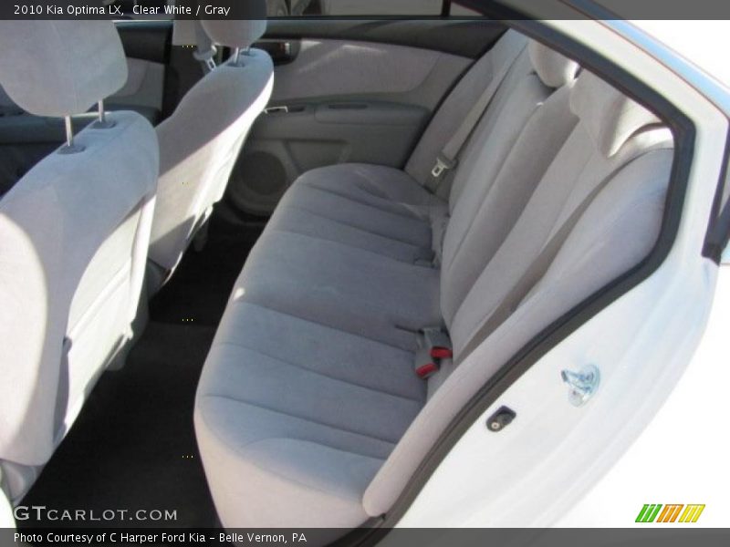 Clear White / Gray 2010 Kia Optima LX