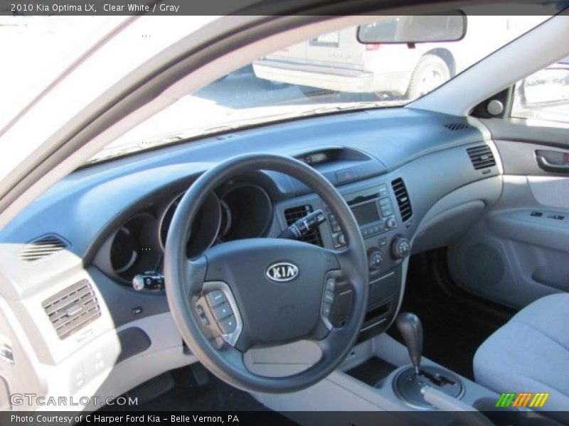  2010 Optima LX Gray Interior