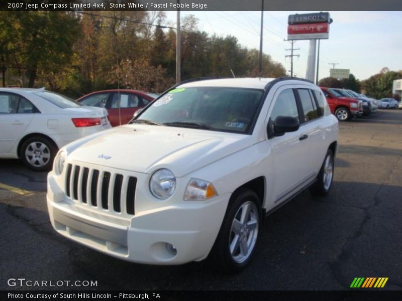 Stone White / Pastel Pebble Beige 2007 Jeep Compass Limited 4x4