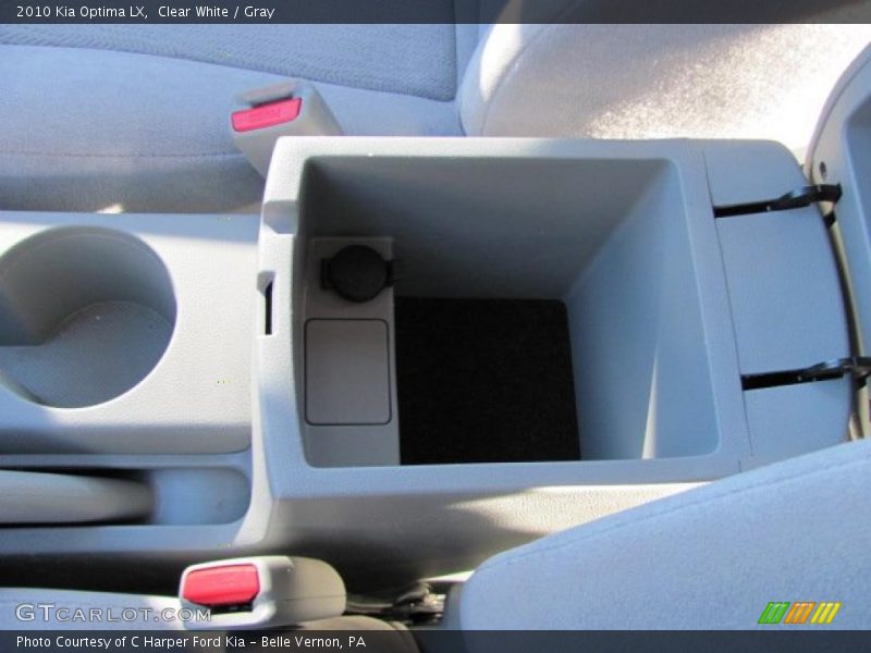 Clear White / Gray 2010 Kia Optima LX
