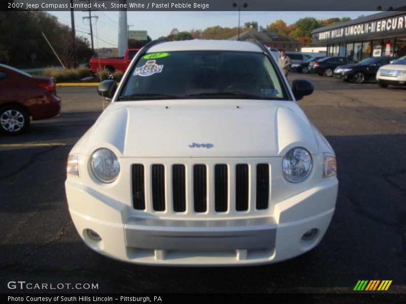 Stone White / Pastel Pebble Beige 2007 Jeep Compass Limited 4x4