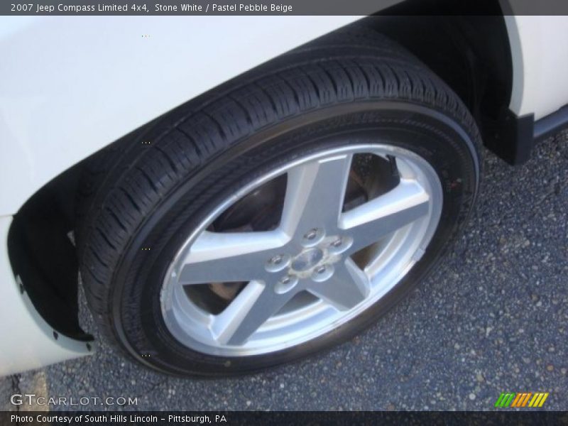 Stone White / Pastel Pebble Beige 2007 Jeep Compass Limited 4x4