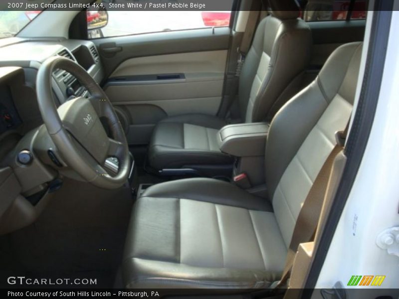 Stone White / Pastel Pebble Beige 2007 Jeep Compass Limited 4x4