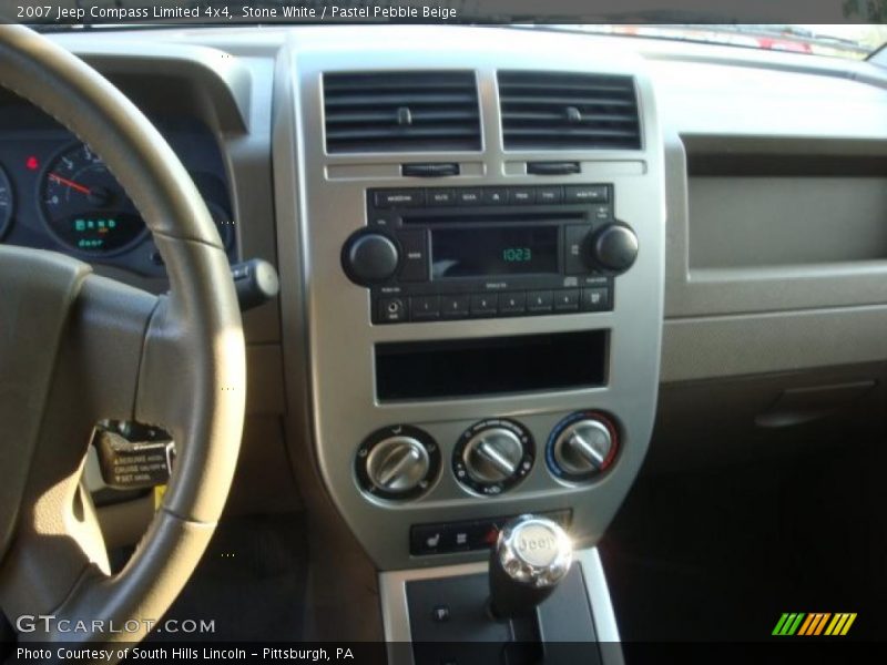 Stone White / Pastel Pebble Beige 2007 Jeep Compass Limited 4x4