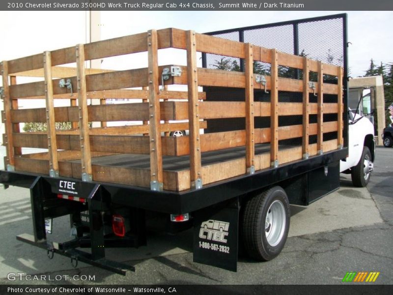 Summit White / Dark Titanium 2010 Chevrolet Silverado 3500HD Work Truck Regular Cab 4x4 Chassis
