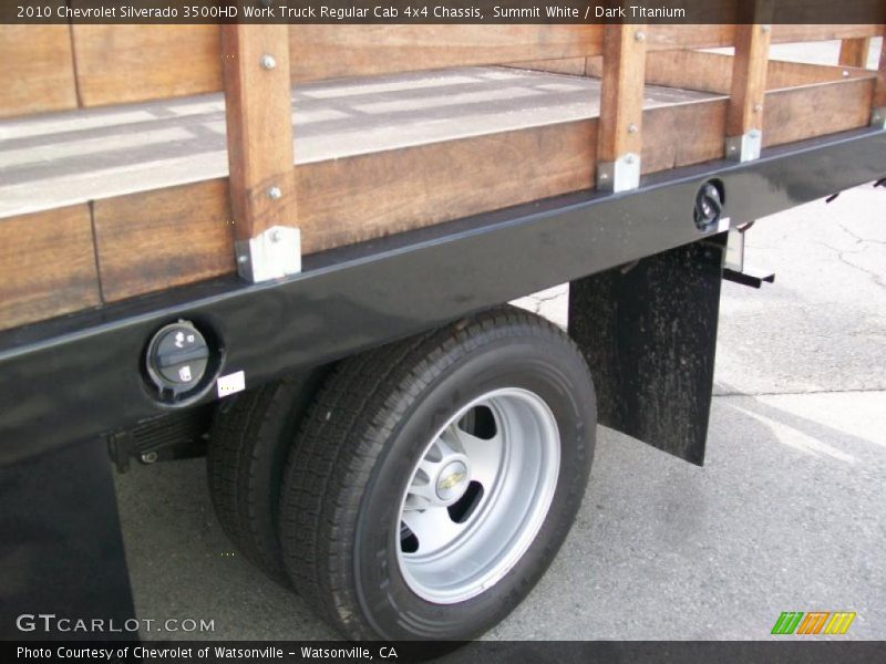 Summit White / Dark Titanium 2010 Chevrolet Silverado 3500HD Work Truck Regular Cab 4x4 Chassis