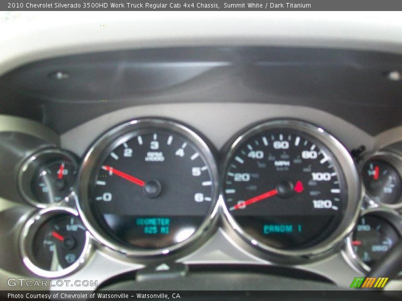 Summit White / Dark Titanium 2010 Chevrolet Silverado 3500HD Work Truck Regular Cab 4x4 Chassis