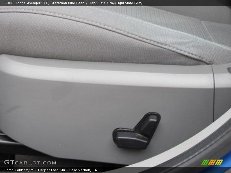 Marathon Blue Pearl / Dark Slate Gray/Light Slate Gray 2008 Dodge Avenger SXT