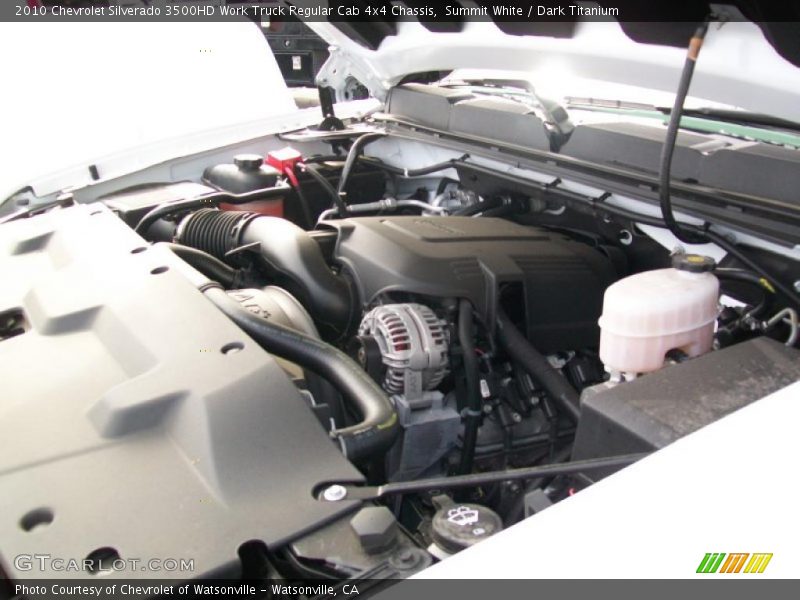 Summit White / Dark Titanium 2010 Chevrolet Silverado 3500HD Work Truck Regular Cab 4x4 Chassis