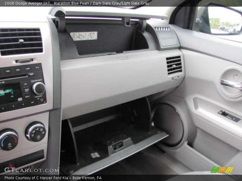 Marathon Blue Pearl / Dark Slate Gray/Light Slate Gray 2008 Dodge Avenger SXT