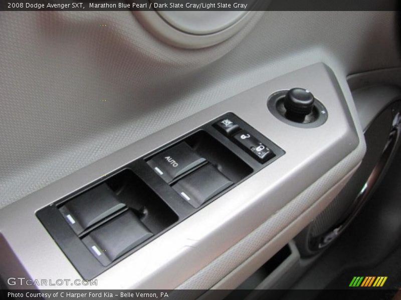 Marathon Blue Pearl / Dark Slate Gray/Light Slate Gray 2008 Dodge Avenger SXT