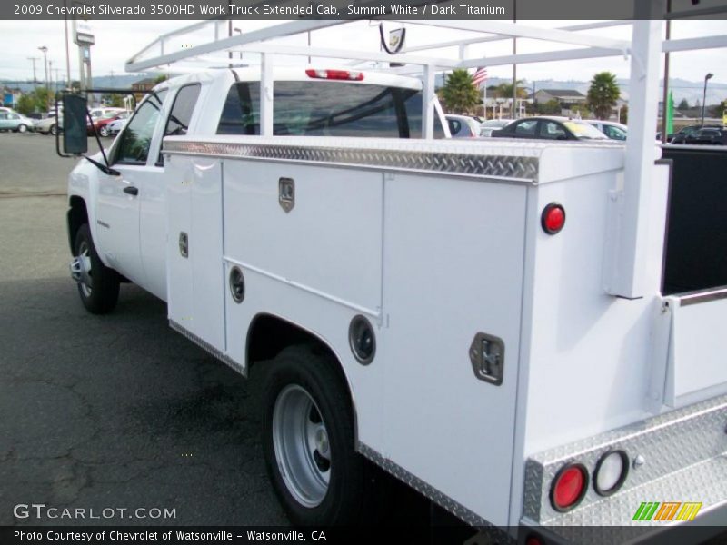 Summit White / Dark Titanium 2009 Chevrolet Silverado 3500HD Work Truck Extended Cab