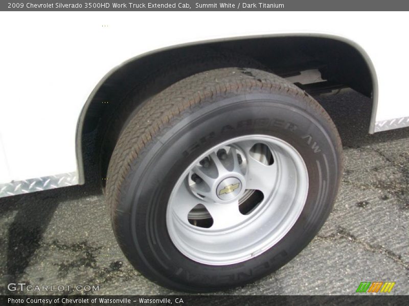  2009 Silverado 3500HD Work Truck Extended Cab Wheel
