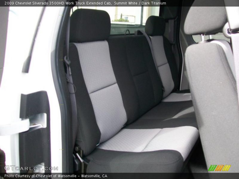  2009 Silverado 3500HD Work Truck Extended Cab Dark Titanium Interior