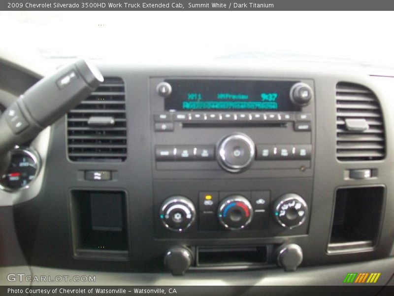 Summit White / Dark Titanium 2009 Chevrolet Silverado 3500HD Work Truck Extended Cab