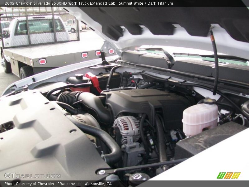 Summit White / Dark Titanium 2009 Chevrolet Silverado 3500HD Work Truck Extended Cab