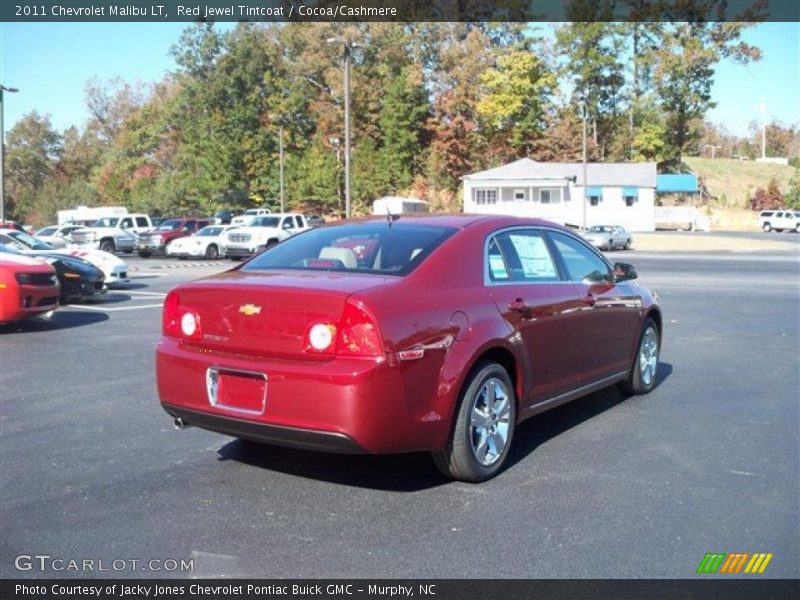 Red Jewel Tintcoat / Cocoa/Cashmere 2011 Chevrolet Malibu LT
