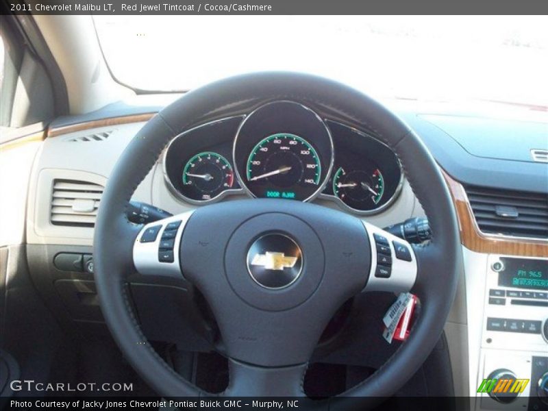 Red Jewel Tintcoat / Cocoa/Cashmere 2011 Chevrolet Malibu LT