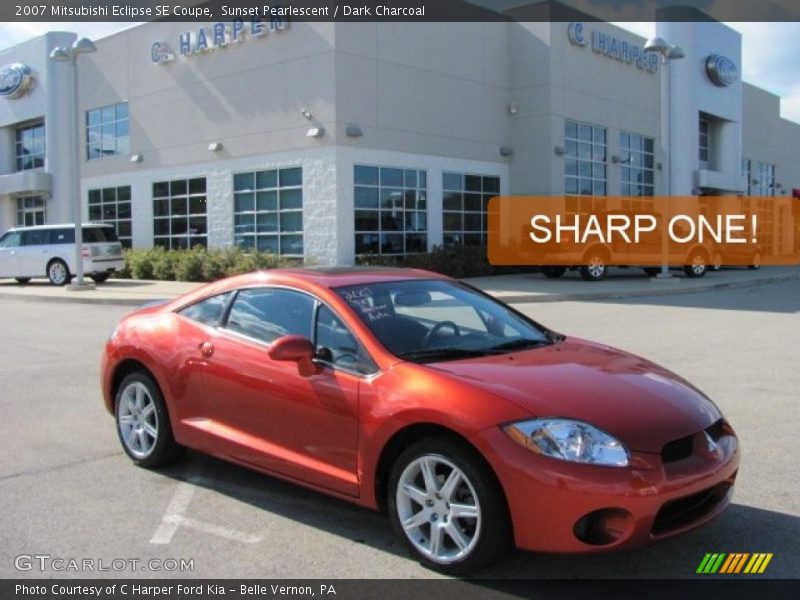 Sunset Pearlescent / Dark Charcoal 2007 Mitsubishi Eclipse SE Coupe