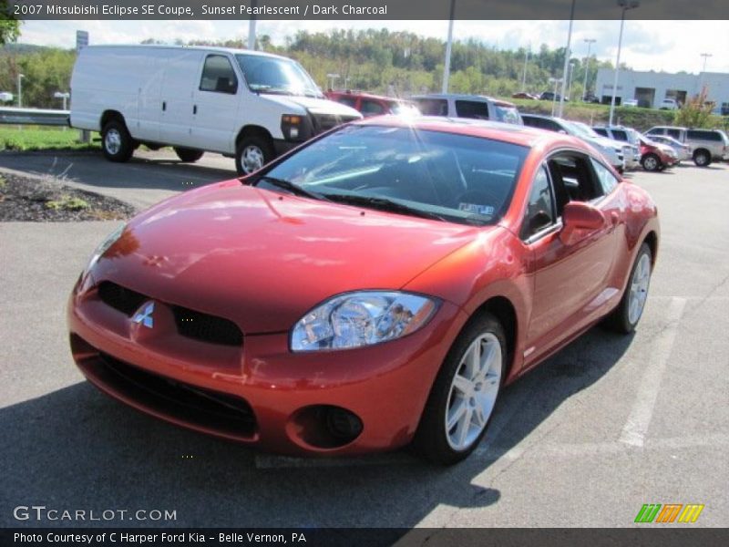 Sunset Pearlescent / Dark Charcoal 2007 Mitsubishi Eclipse SE Coupe