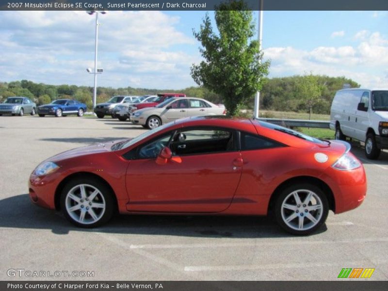 Sunset Pearlescent / Dark Charcoal 2007 Mitsubishi Eclipse SE Coupe