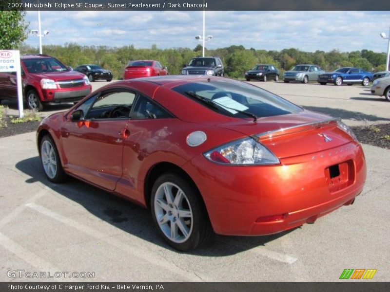 Sunset Pearlescent / Dark Charcoal 2007 Mitsubishi Eclipse SE Coupe