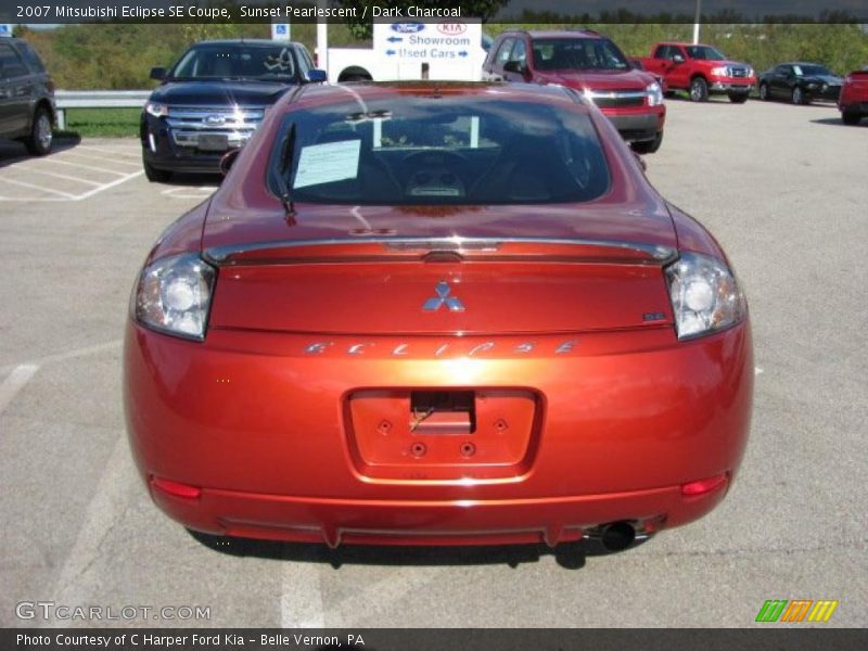 Sunset Pearlescent / Dark Charcoal 2007 Mitsubishi Eclipse SE Coupe
